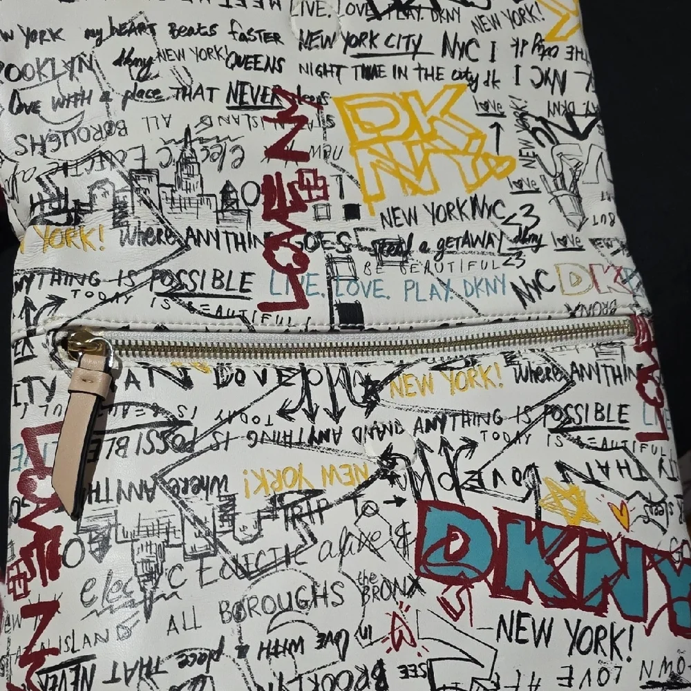 DKNY Tilly Graffiti Backpack‎